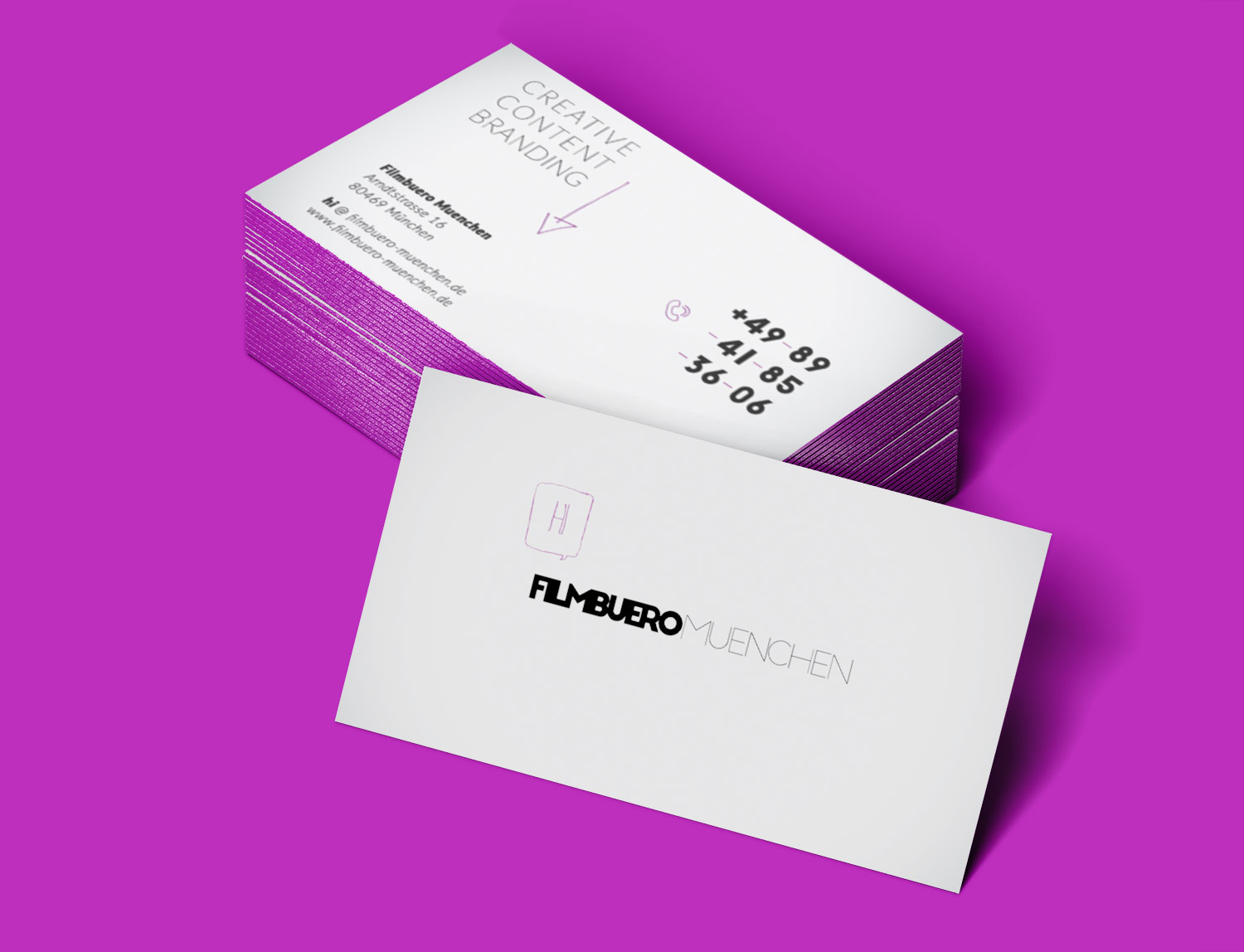Filmbuero Muenchen, Branding, Corporate Identity, Website, Filmproduktion, M&uuml;nchen, Video
