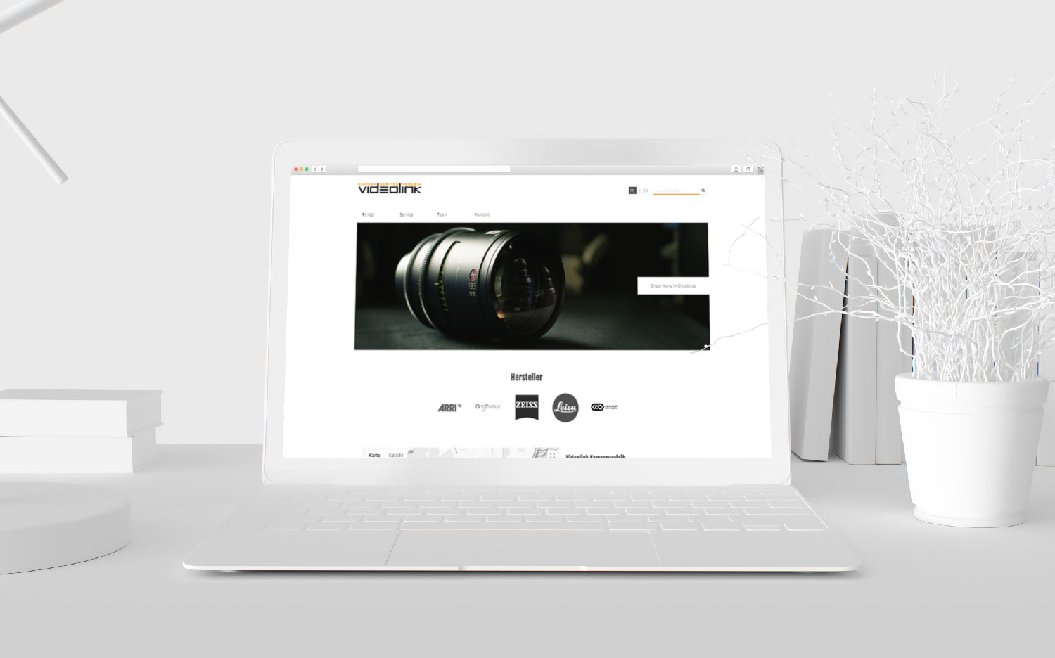 Videolink M&uuml;nchen, Branding, Website, Videolink, Kameraverleih, Rental, M&uuml;nchen, Film, Arri, Red